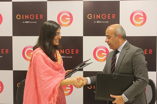 Deepika Rao, MD & CEO, Ginger Hotels and Brijesh Bhanote, Chief Marketing Officer, Paras Buildtech India Pvt Ltd