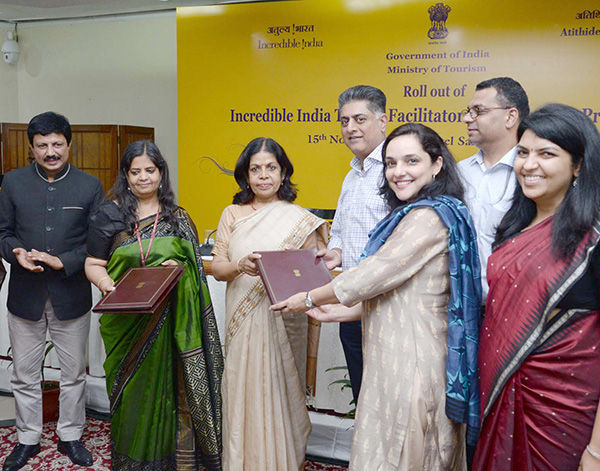 The Secretary, Ministry of Tourism, Smt. Rashmi Verma at the roll out of the Incredible India Tourist Facilitator Certification (IITFC) Programme, in New Delhi.