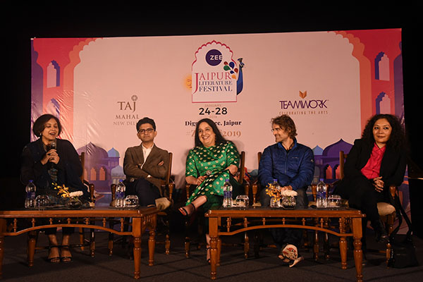 Panel Discussion on the First Draft of History, the Perils of Journalism with Suhasini Haider, Nikhil Kumar, Jeffrey Gettleman, Saba Naqvi, moderated by Swati Chaturvedi