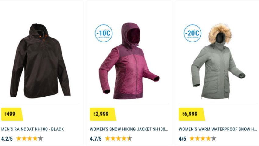 decathlon-winter-jackets - Top Places to Visit in Shimla in 2020