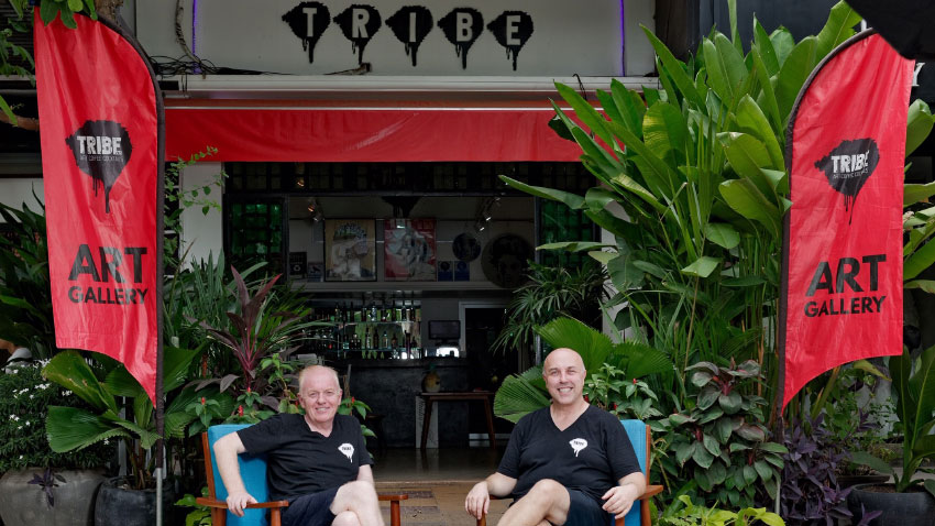 Art for All: Avani Hotels Brings Communities Together with Art-Centred Travel Stories -Tribe-Cambodia-founders---the-late-Terry-McIlkenny-(left)-and-Nat-Di-Maggio-(right)