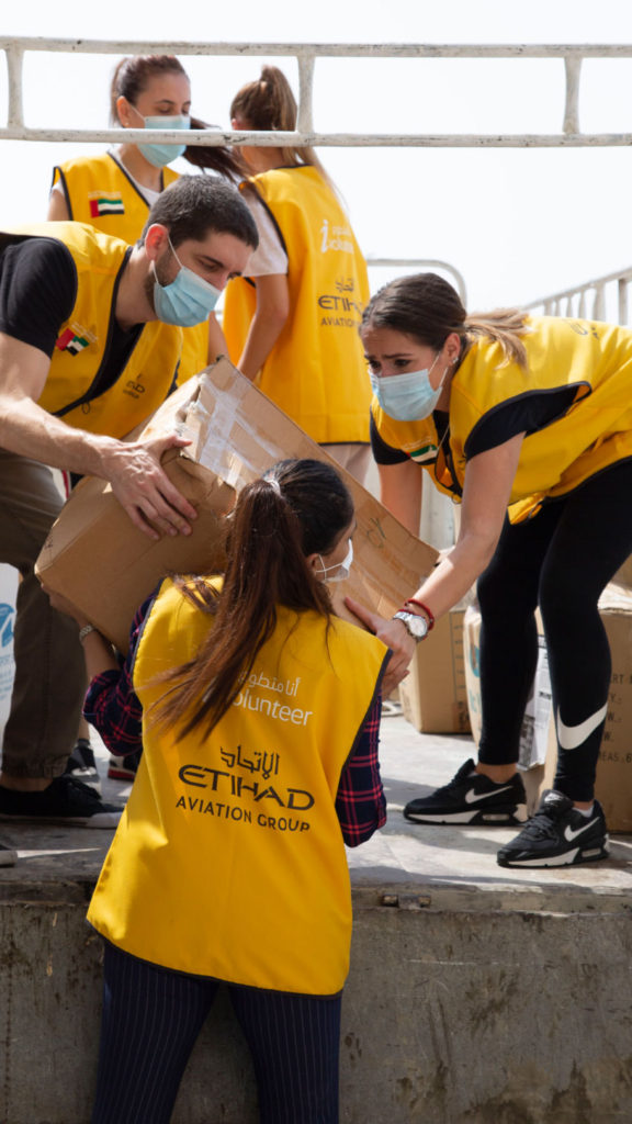 ETIHAD AIRWAYS AND EMIRATES RED CRESCENT SUPPORT VICTIMS OF BEIRUT EXPLOSION