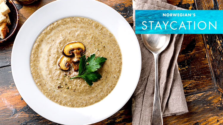 Le Bistro's Mushroom Soup - Norwegian Cruise Line: Recipes for Delicious Comfort Food Served Aboard