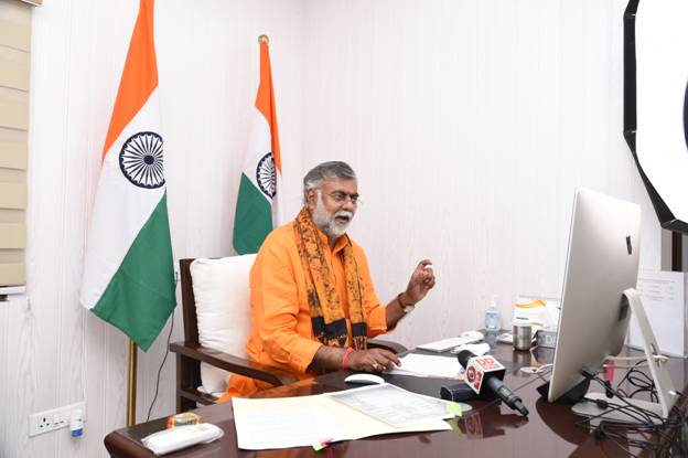 Shri Prahlad Singh Patel, Union Minister of State for Tourism and Culture ( I/C)