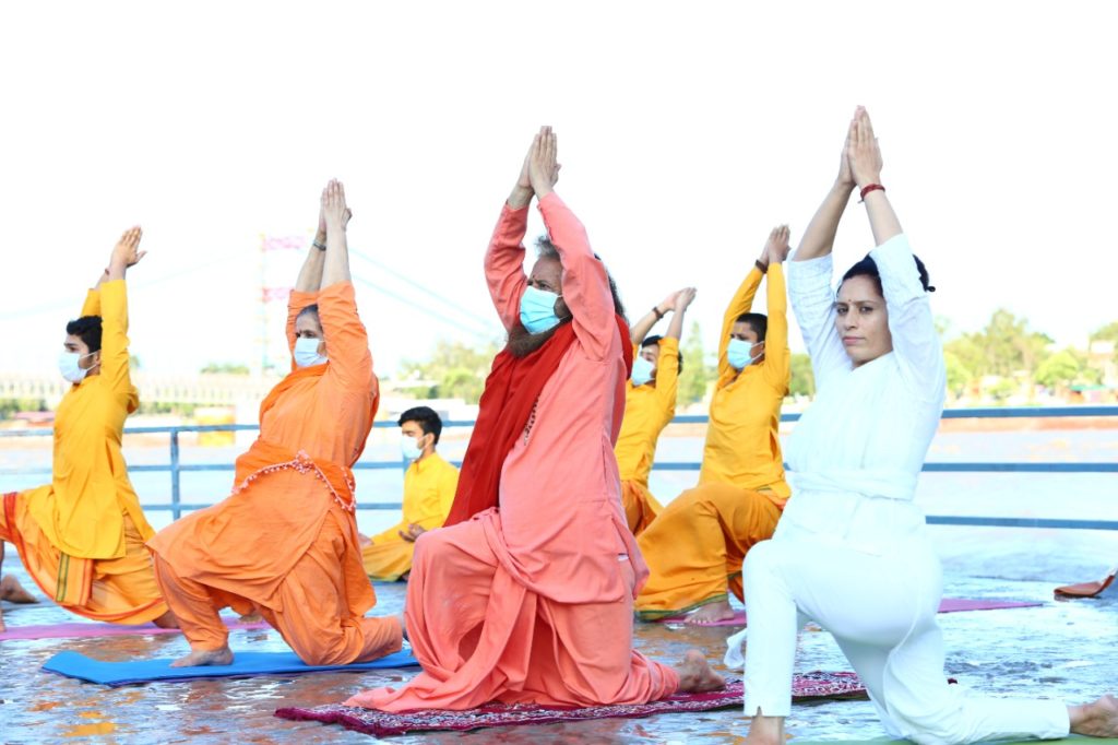 International Yoga Day 2021: Parmath Niketan, Rishikesh celebrates Yoga at the Holy Banks of Ganga