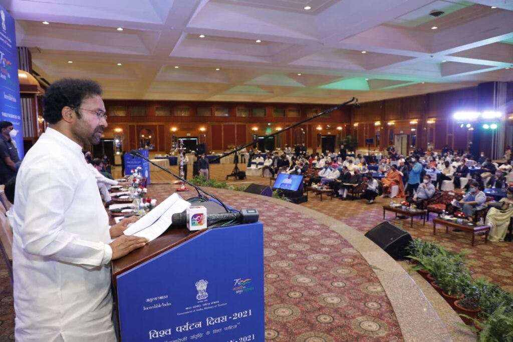 World Tourism Day organized by the Ministry of Tourism at The Ashoka Hotel, New Delhi 