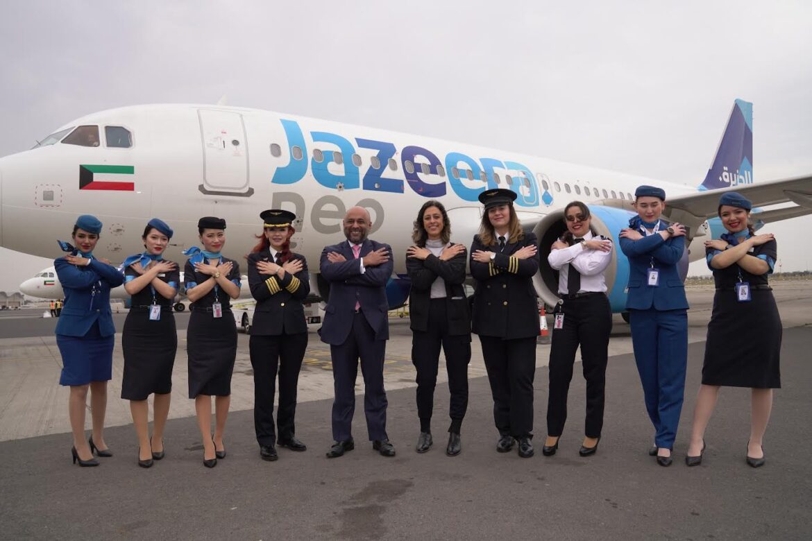 Jazeera Airways Celebrates International Women’s Day with All-Female Crew