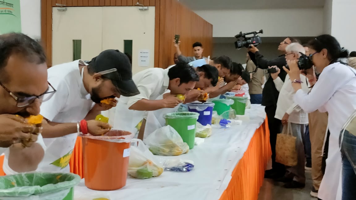 Mango Festival Creates Excitement with Mango Eating Competition by Delhi Tourism