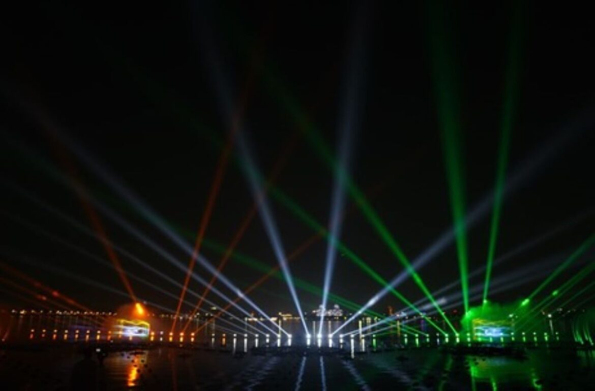 Union Minister Shri G. Kishan Reddy Inaugurates Light and Sound Show on the Waves of Hussain Sagar in Hyderabad