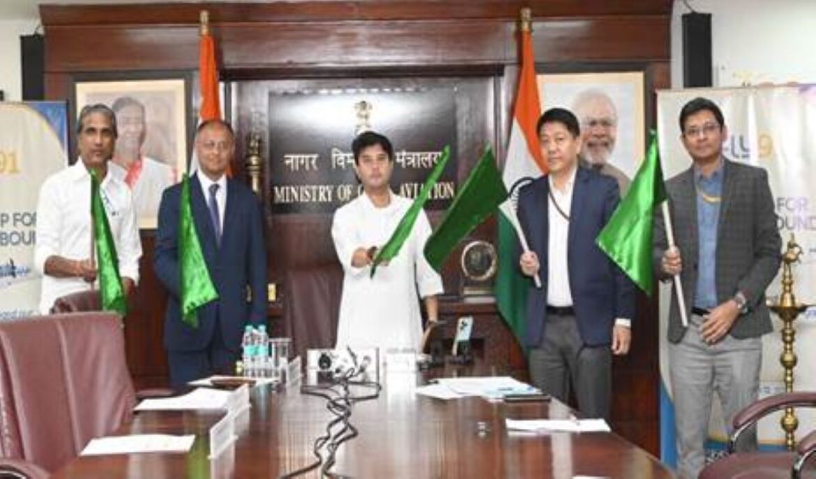 Shri Jyotiraditya M. Scindia Flags off Inaugural Flight of Fly91: A Game-Changer in Indian Aviation