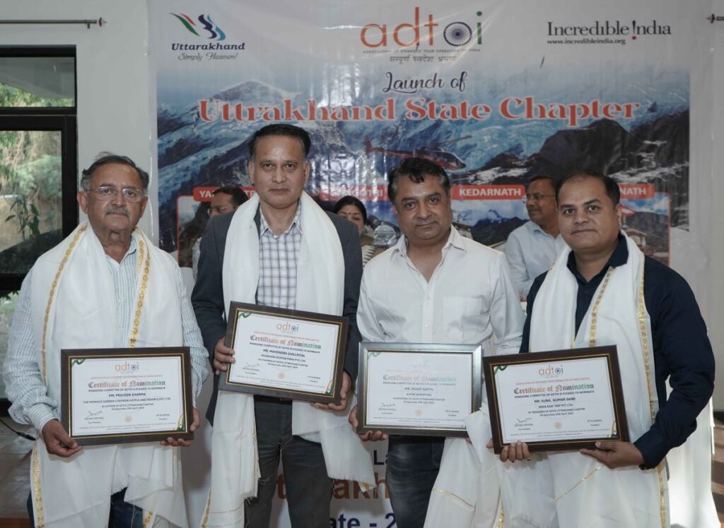 ADTOI Launched Its 13th State Chapter in Uttarakhand at a Colorful Ceremony in Dehradun on 20th April 2024