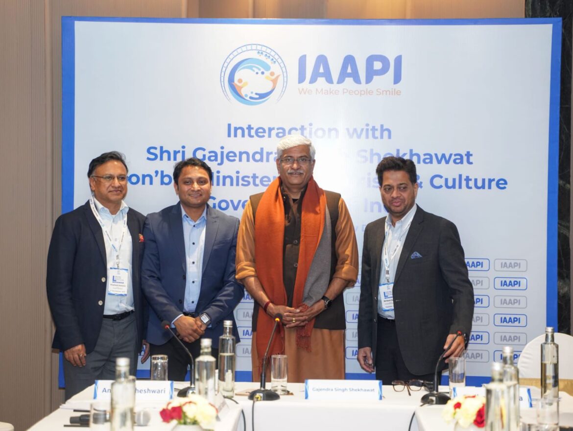 IAAPI Delegation Engages with Honorable Minister Gajendra Singh Shekhawat to Drive Amusement Industry Growth