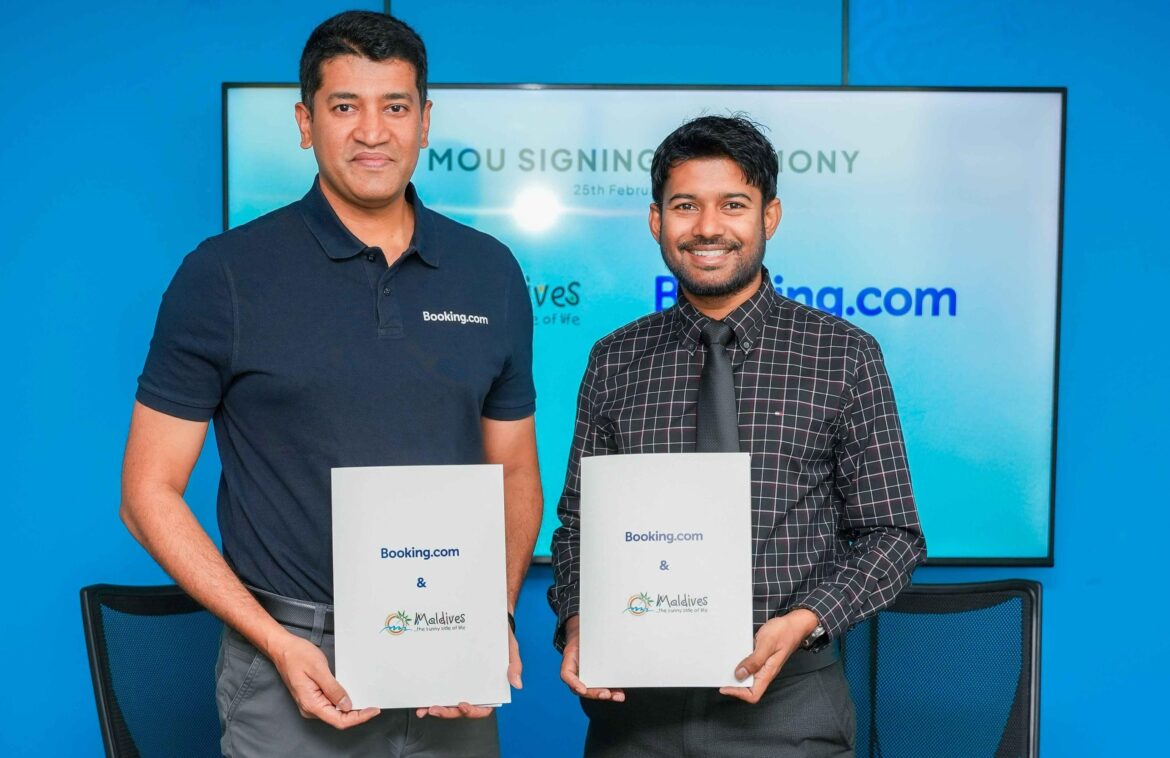 Booking.com and Maldives Marketing & Public Relations Corporation (MMPRC) Sign Landmark Memorandum of Understanding to Elevate Maldives Tourism