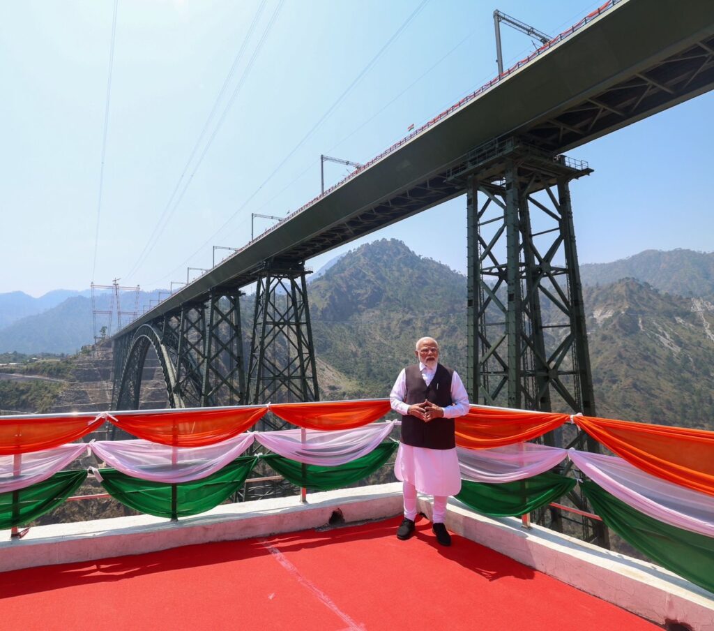 Katra to Srinagar in 3 Hours: PM Modi Flags Off Vande Bharat, Inaugurates Chenab Rail Bridge & Anji Bridges