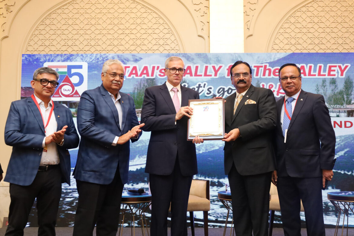 TAAI's RALLY for The VALLEY – a remarkable initiativeChief Minister Shri Omar Abdullah, applauds TAAI