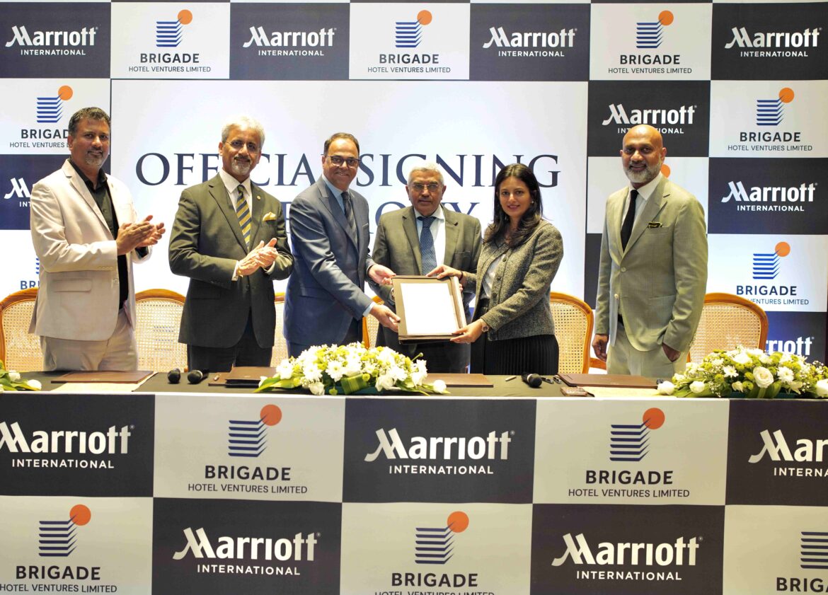 Brigade Hotel Ventures Limited signs multi-deal agreement with Marriott International to open six hotels in India