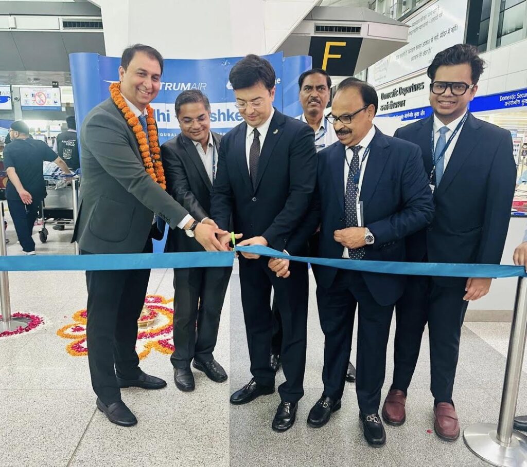 Centrum Air's Inaugural Delhi-Tashkent Flight Takes Off, Strengthening India–Uzbekistan Air Connectivity