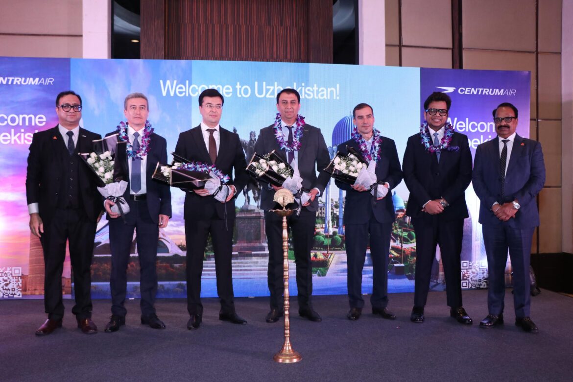 Centrum Air's Inaugural Delhi-Tashkent Flight Takes Off, Strengthening India–Uzbekistan Air Connectivity
