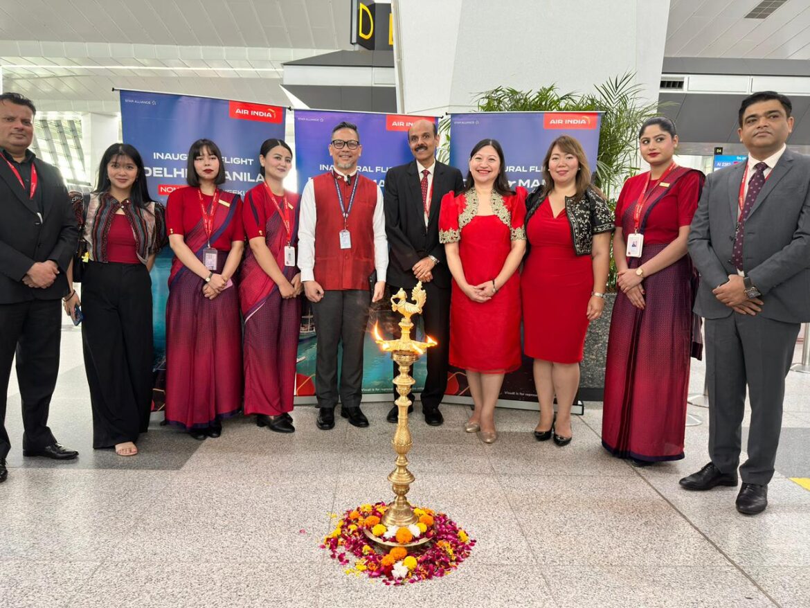 AIR INDIA INAUGURATES INDIA’S FIRST NON-STOP FLIGHT TO THE PHILIPPINES
