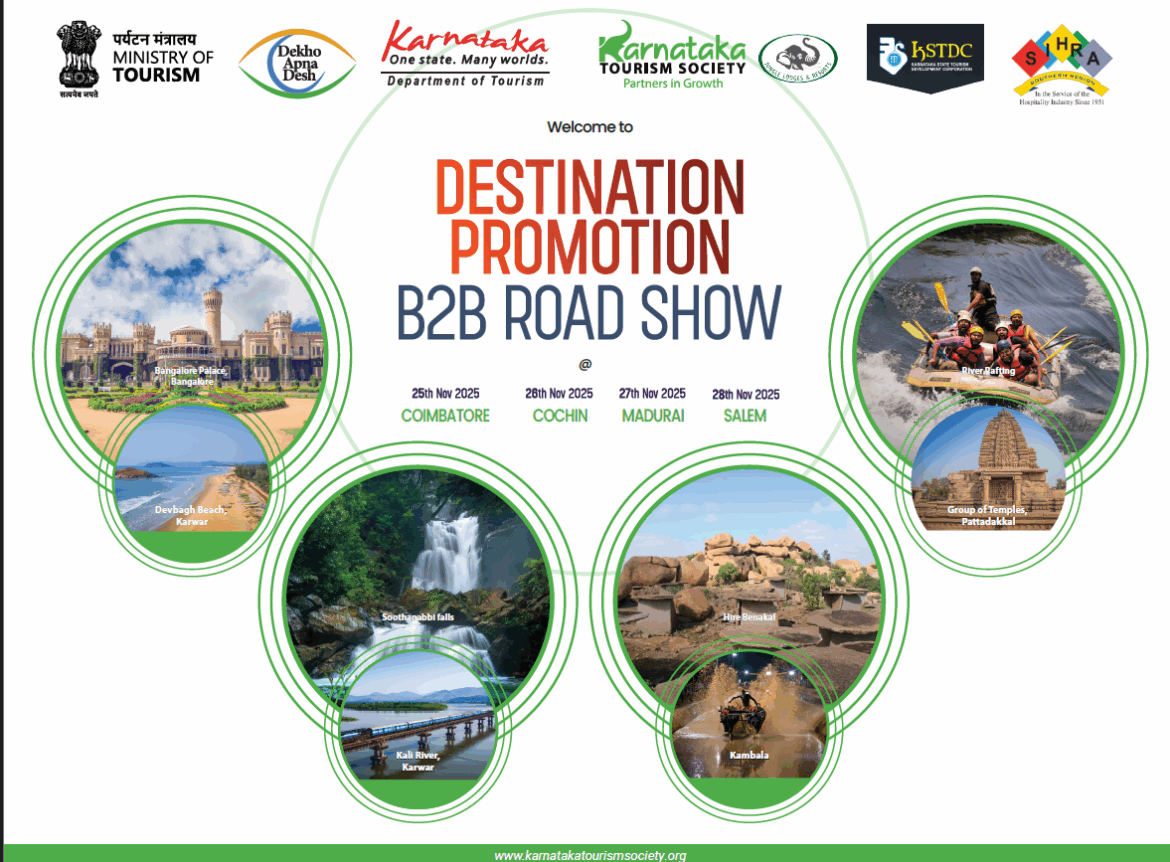 Karnataka Tourism Society Launches Destination Promotion B2B Roadshow Campaign Across South India