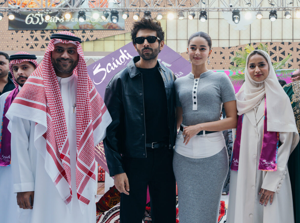 Ananya Panday and Kartik Aaryan Bring Star Power to the Spectacular Saudi Showcase in Mumbai