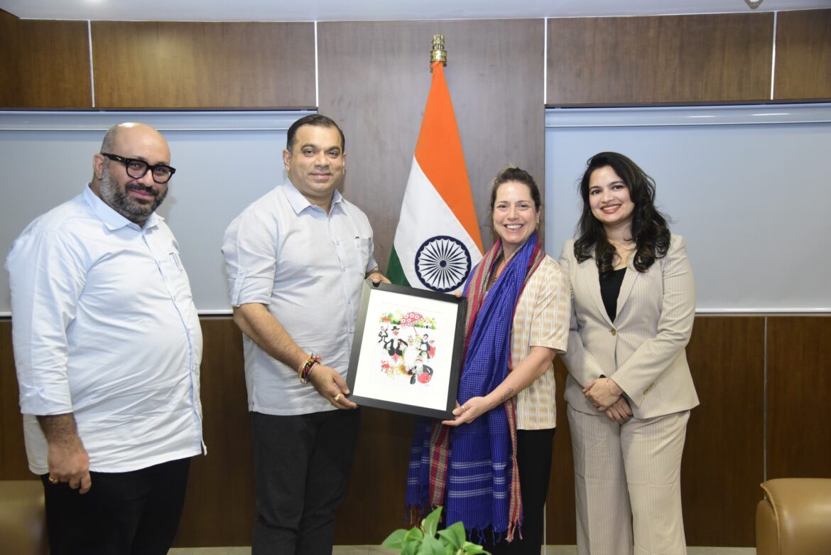 Goa and Israel Strengthen Dialogue as Hon’ble Minister for Tourism, Shri Rohan A. Khaunte Meets IMOT Delegation; Direct Tel Aviv–Goa Air Connectivity Discussed