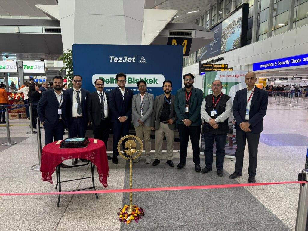TezJet’s Direct Delhi–Bishkek Flights Take Off, Strengthening India–Kyrgyzstan Air Connectivity