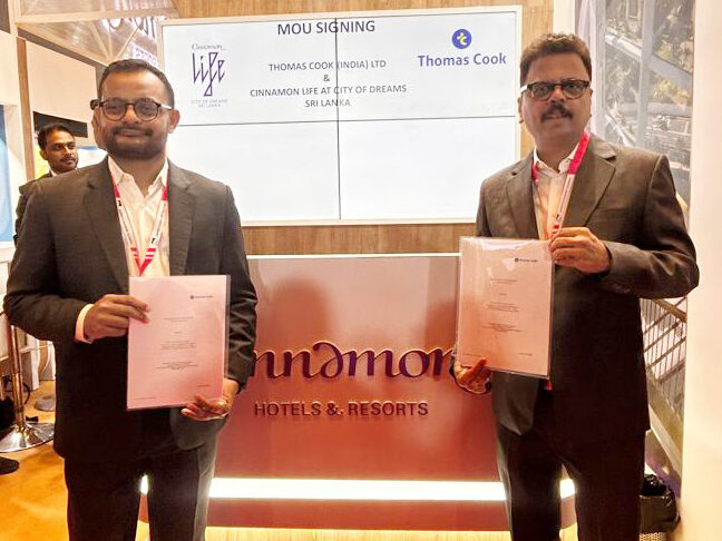 Thomas Cook India & SOTC Travel sign strategic MOU with Cinnamon Life at City of Dreams Sri Lanka