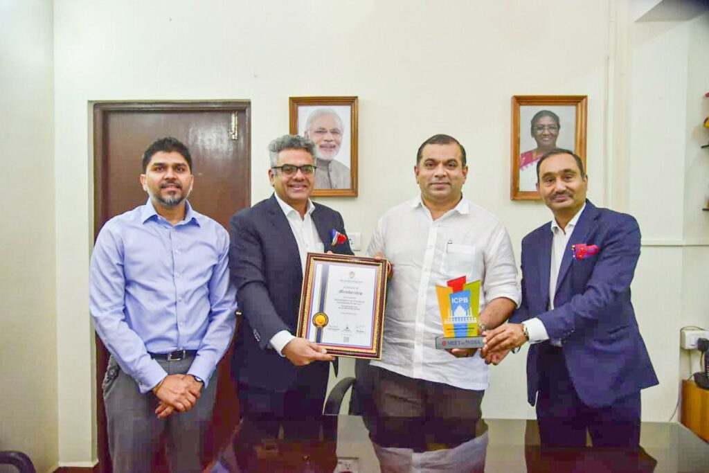 Department of Tourism, Goa Secures Lifetime Membership with India Convention Promotion Bureau (ICPB) to Propel MICE Sector