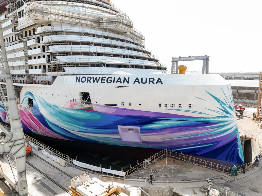 NORWEGIAN CRUISE LINE® MARKS MAJOR CONSTRUCTION MILESTONE WITH THE FLOAT OUT OF NORWEGIAN AURA™ 6 NORWEGIAN CRUISE LINE® MARKS MAJOR CONSTRUCTION MILESTONE WITH THE FLOAT OUT OF NORWEGIAN AURA™