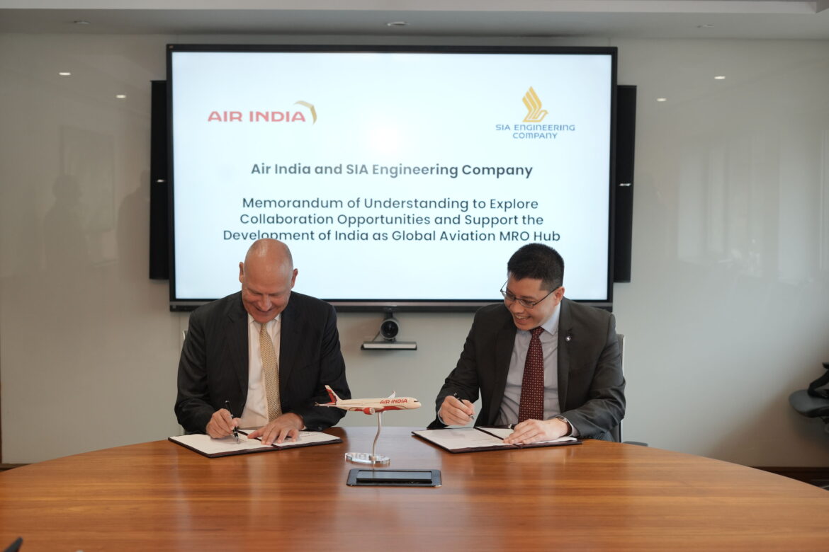 Air India inks agreement with SIA Engineering Company for collaboration on MRO