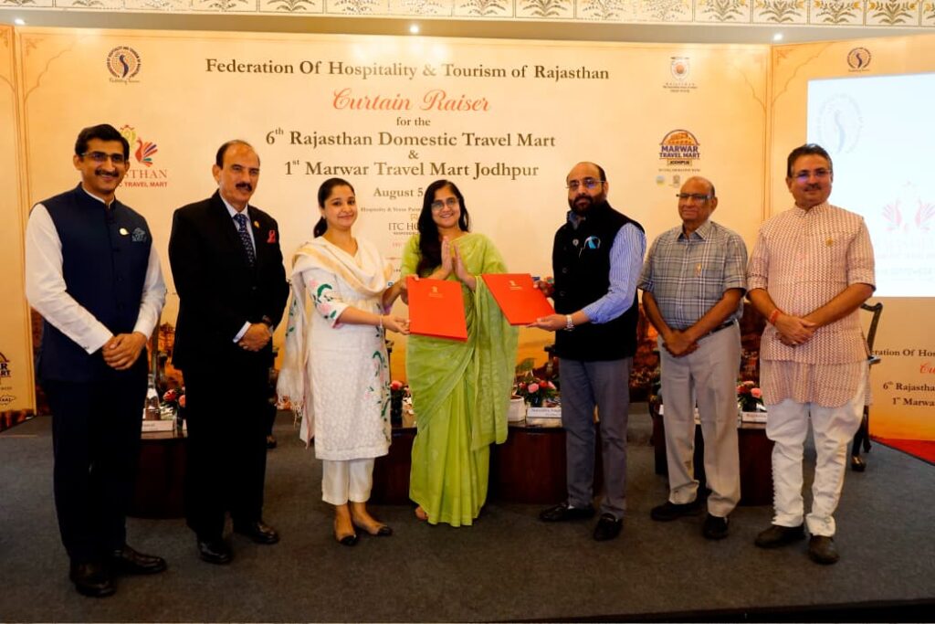 Curtain-raiser held for the 6th Rajasthan Domestic Travel Mart and the 1st Marwar Travel Mart, Jodhpur 7 Curtain-raiser held for the 6th Rajasthan Domestic Travel Mart and the 1st Marwar Travel Mart, Jodhpur