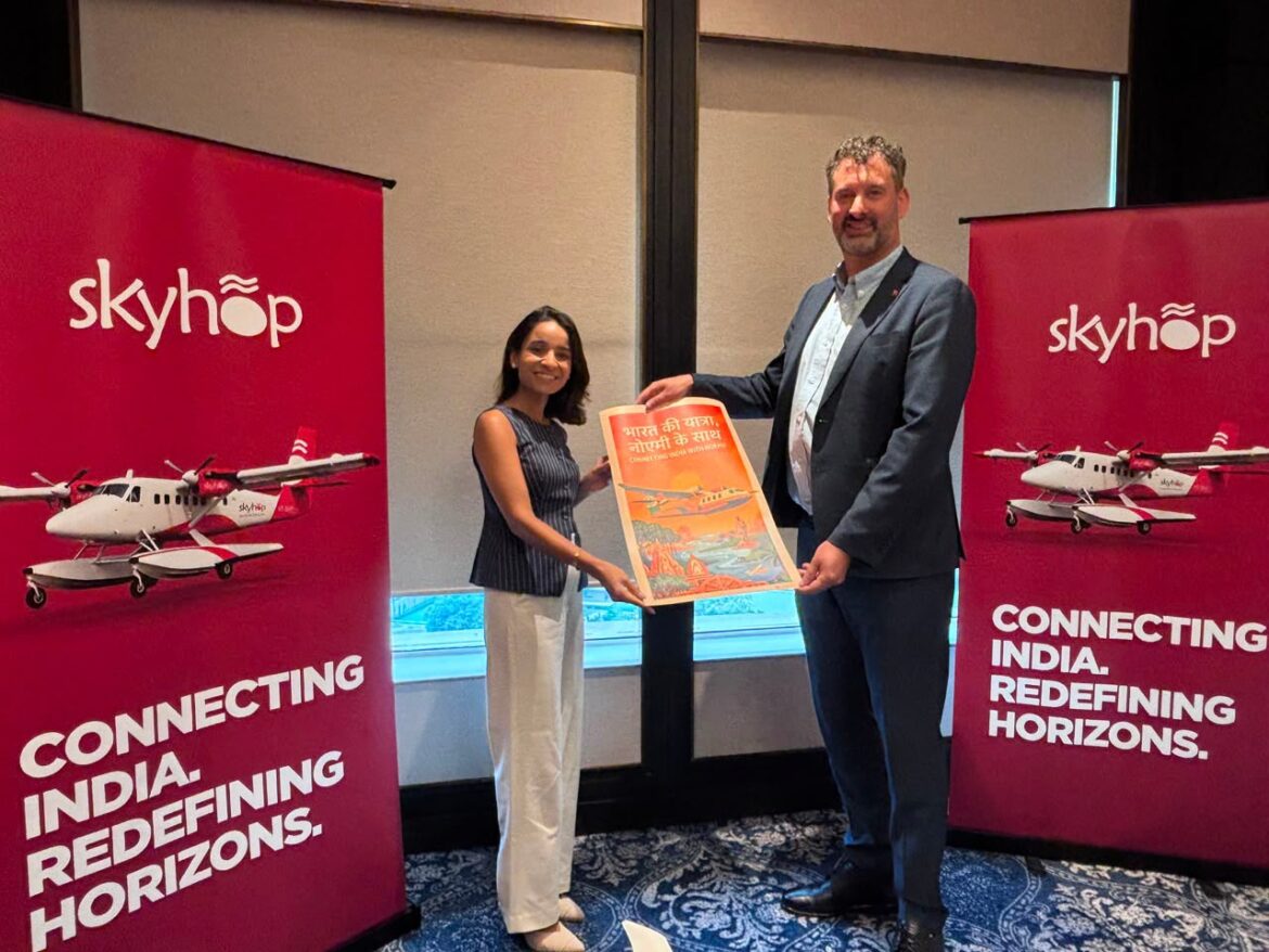 SkyHop Aviation Signs MoU with Noemi Aerospace to Explore Electric Seaplane Operations and Potential Manufacturing in India