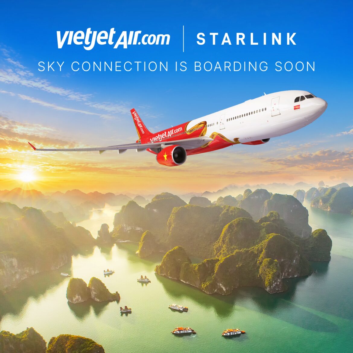 Vietjet partners with Starlink to bring high-speed Wi-Fi across its global fleet
