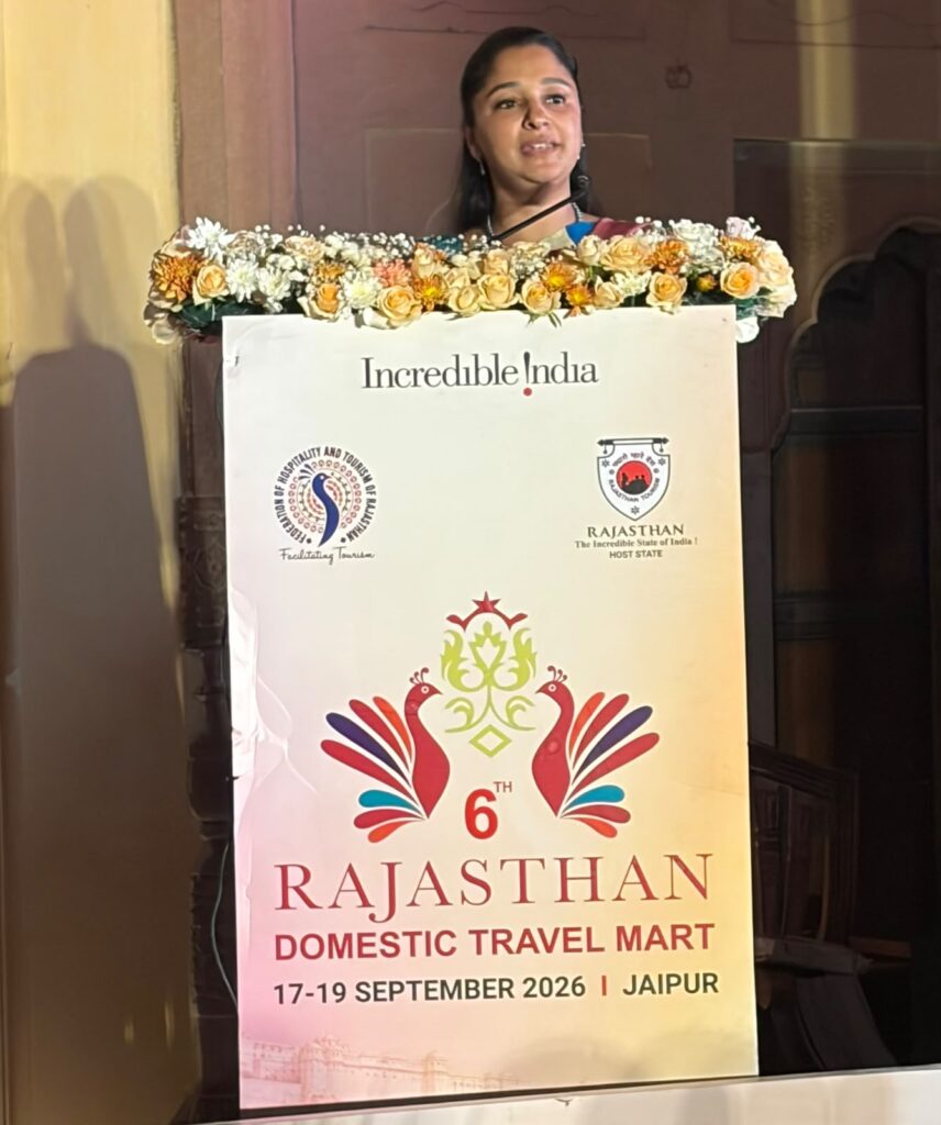 RDTM 2026 inauguration at Amer Fort Jaipur - Smt. Rukmani Riar, IAS, Commissioner, Rajasthan Tourism