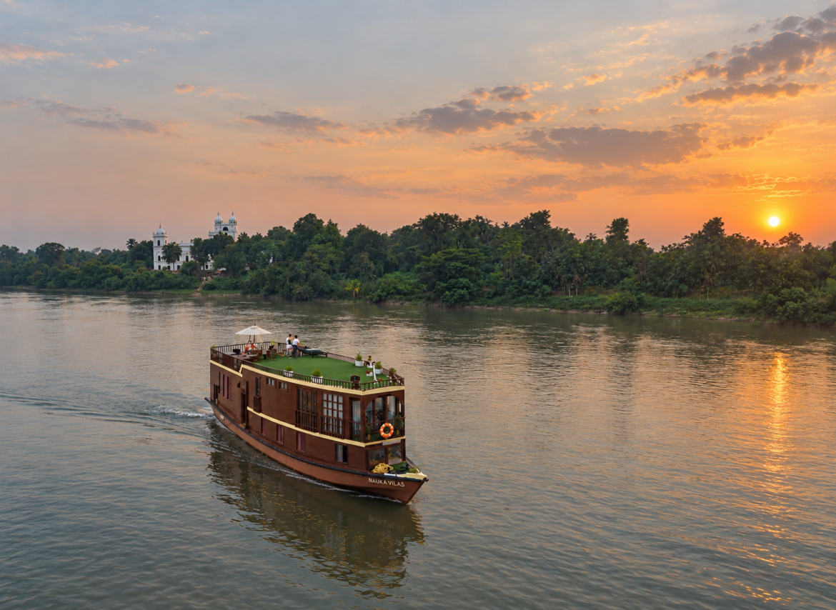 Antara Cruises Unveils Nauka Vilas: A Private Wooden Yacht for the Most Intimate Journeys on the Ganges
