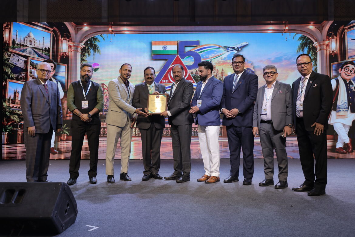 Madhya Pradesh Tourism Bags Prestigious Excellence Award, Showcased Rich Heritage and Connectivity at the 75th Anniversary TAAI Convention in Kolkata