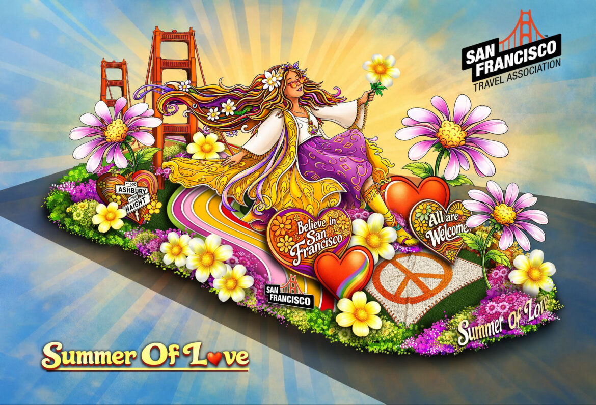 San Francisco Travel Returns to the Rose Parade® in 2027 to Celebrate the Summer of Love’s 60th Anniversary 